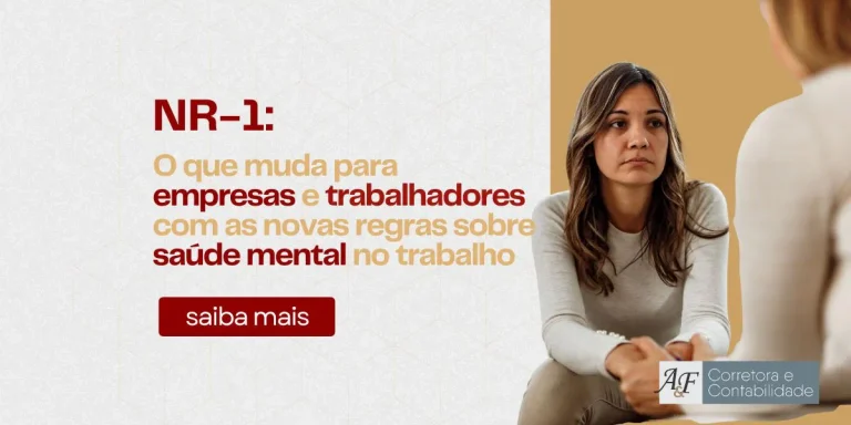 NR-1: o que muda para empresas e trabalhadores com as novas regras sobre saúde mental no trabalho
